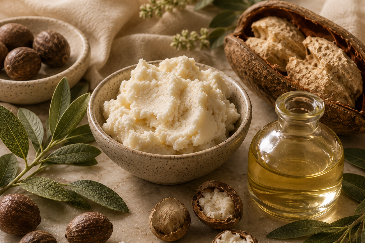 Raw Silk Body Polish | Exfoliating Whipped Shea & Baobab Sugar Body Scrub
